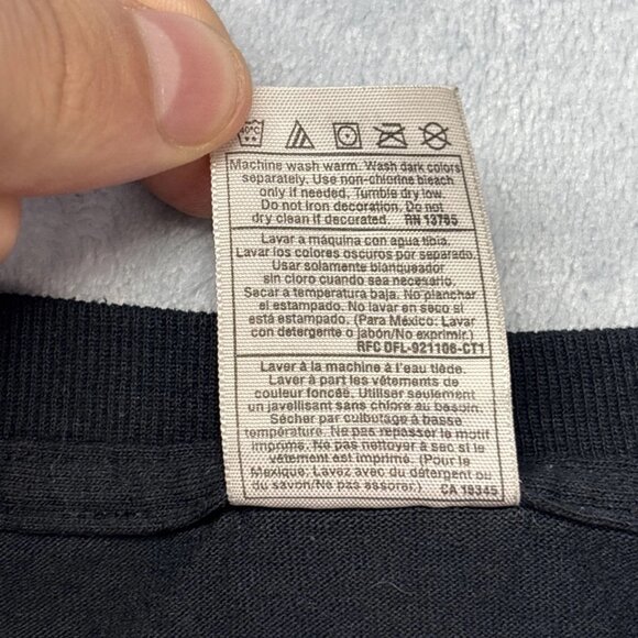 Vintage Municipal Waste Terror Shark Size Small Two Sided Black Graphic T-Shirt - Picture 7 of 9